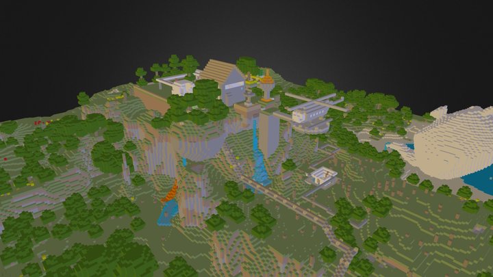 My Minecraft world 3D Model