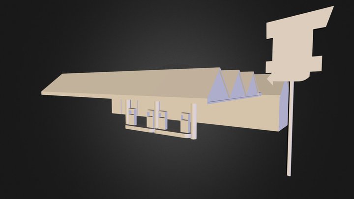 Haffners Gas Station 3D Model