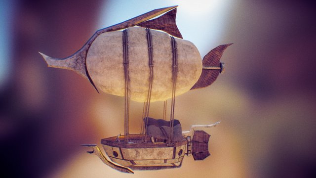 Add your part to this airship. 3D Model