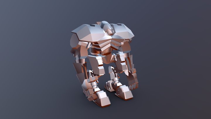 Matal Arms Glicth in the System: Super Titan 3D Model