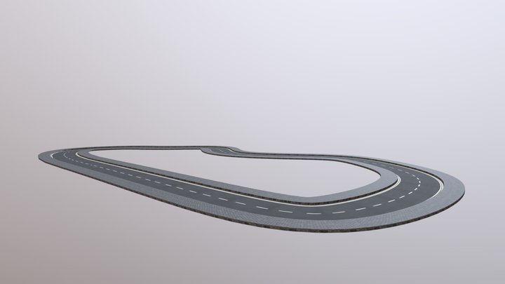 HighWay Road 3D Model