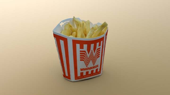 Whataburger Fries (photogrammetry)