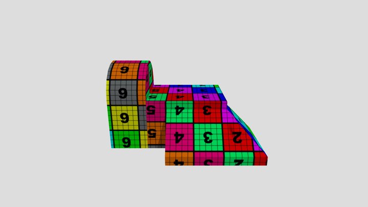 UV Mapping Practice 3D Model