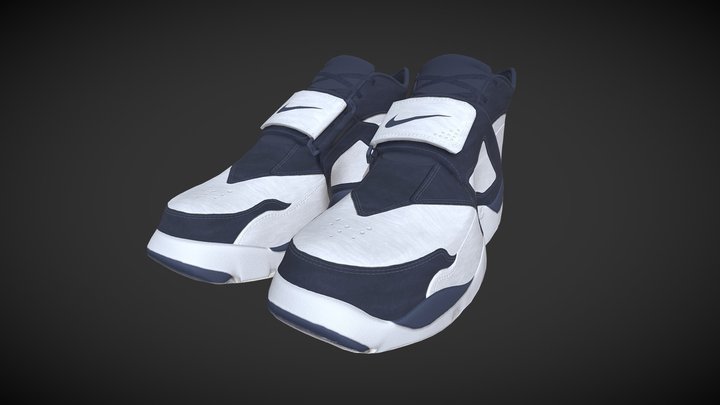 Nike Air Diamond Turf Blue 3D Model