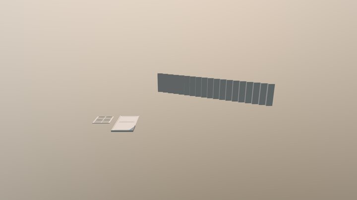 Kapı Pencere Merdiven2 3D Model