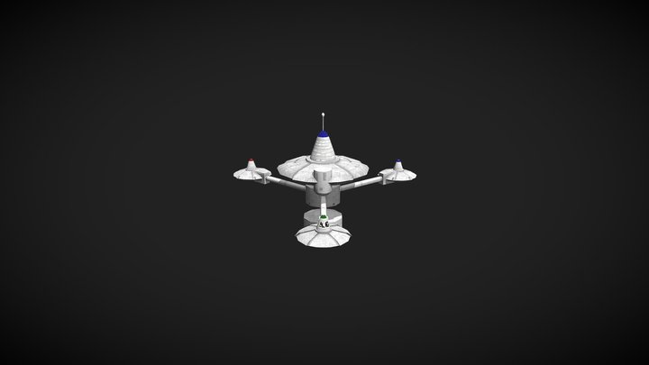 Star Trek - TOS Era - K7 Station – Free 3D Model STL