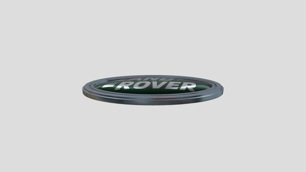 Land Rover Logo 3d Model