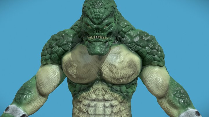 Killer Croc 3D Model