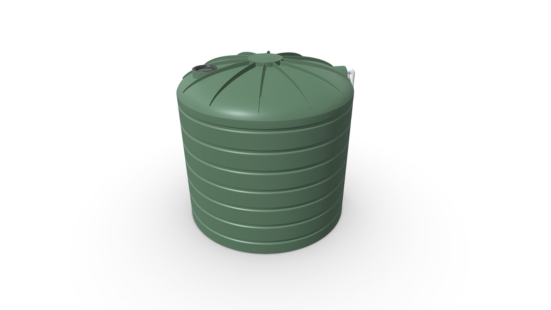 Cylindrical Water Tank - Buy Royalty Free 3D model by Martin Ibbett