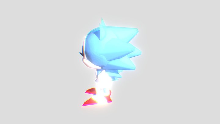 sonic iconic fingerwag 3D Model