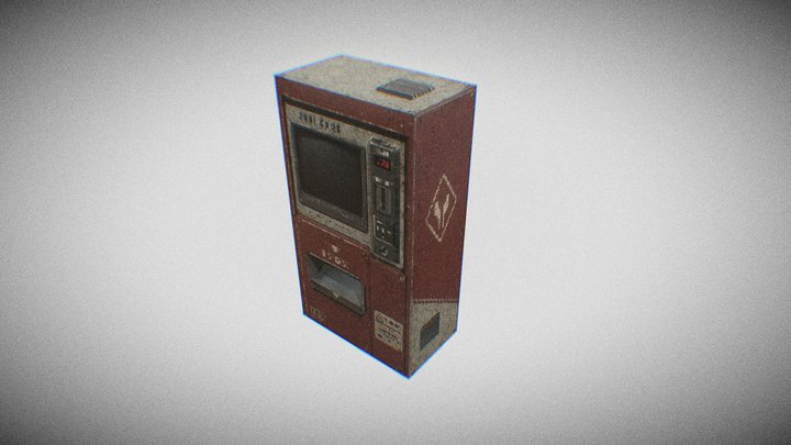 Kiosk Machine – Retro Horror Vending Automat – Modello 3D gratuito STL
