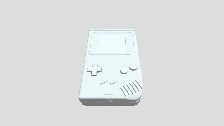 Nintendo Game Boy 1989 - High Poly Model 3D Model