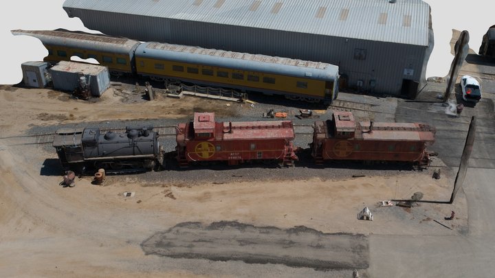 Train Yard 3D Model