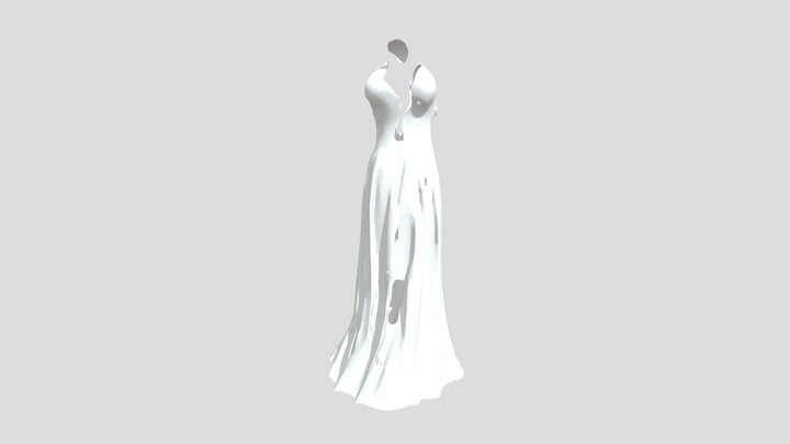 dress 3d model 3D Model