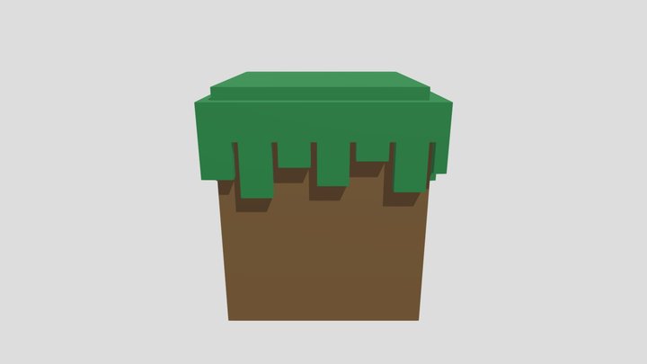Grass(Voxel) 3D Model