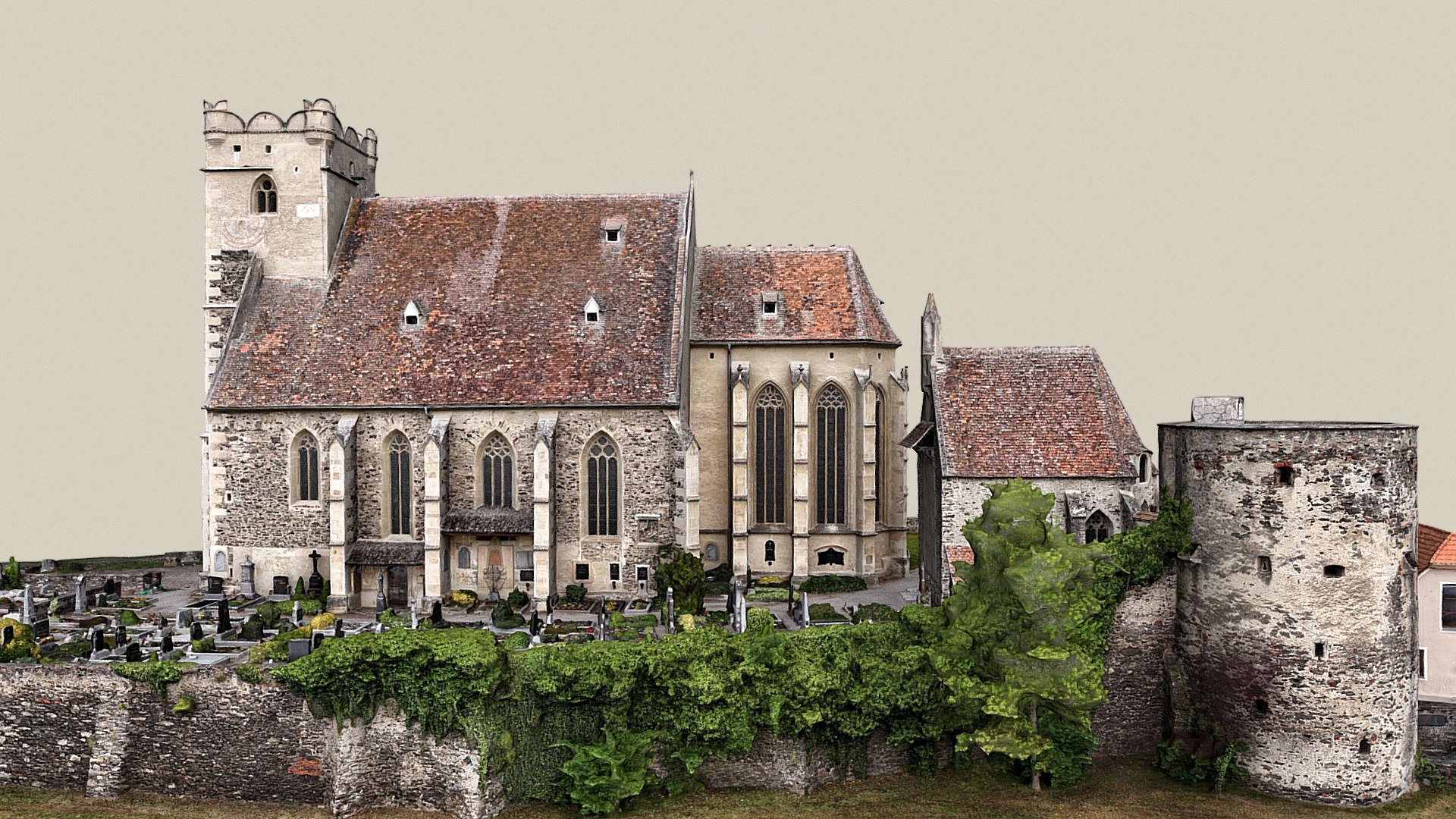 Wehrkirche St. Michael - Buy Royalty Free 3d Model By Noe-3d.at (@www 