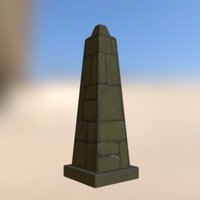 Reid J Paint Obelisk 3D Model