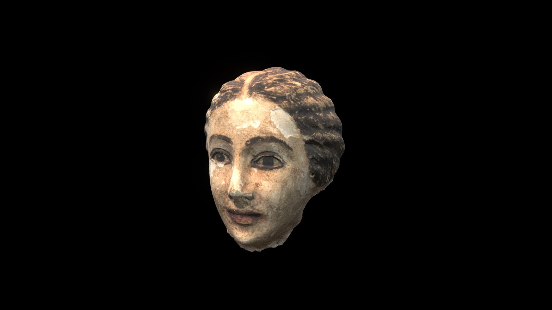 Greco–Roman Mummy Mask of a Woman