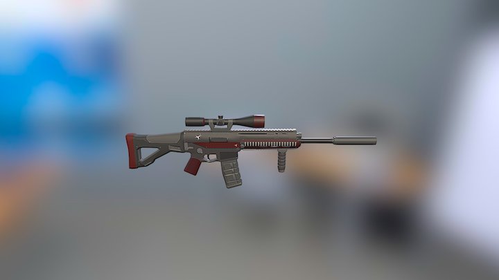 Sniper ACR 3D Model