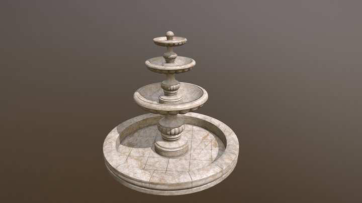 Fountain 3D Model