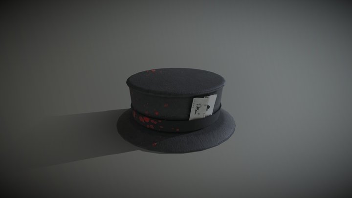 Plague Doctors Hat 3D Model