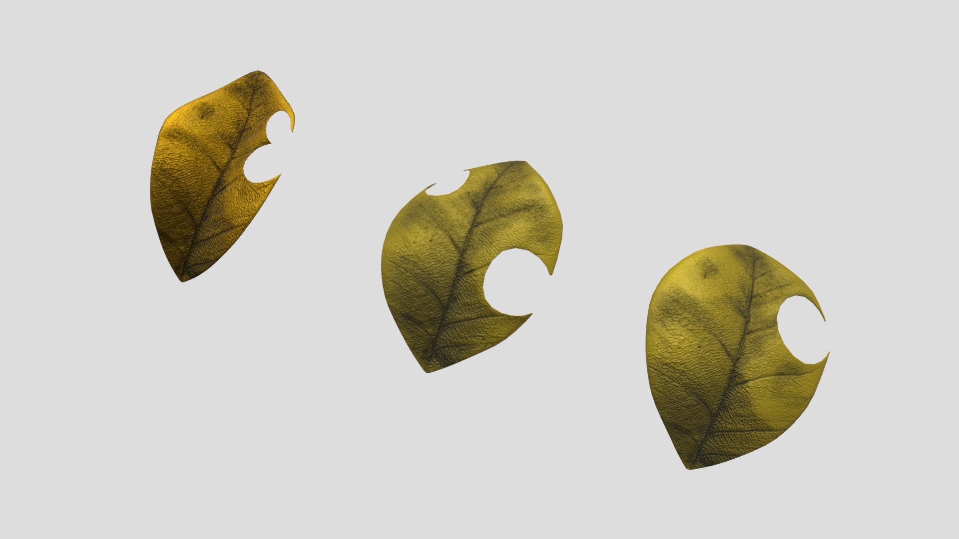 3D Dead Leaves Small Hole 373