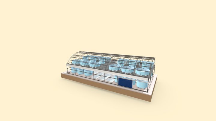 ECO AQUACULTURE FARM_INTERIOR STRUCTURE 3D Model