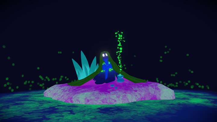 Water Spirit - sitting 3D Model