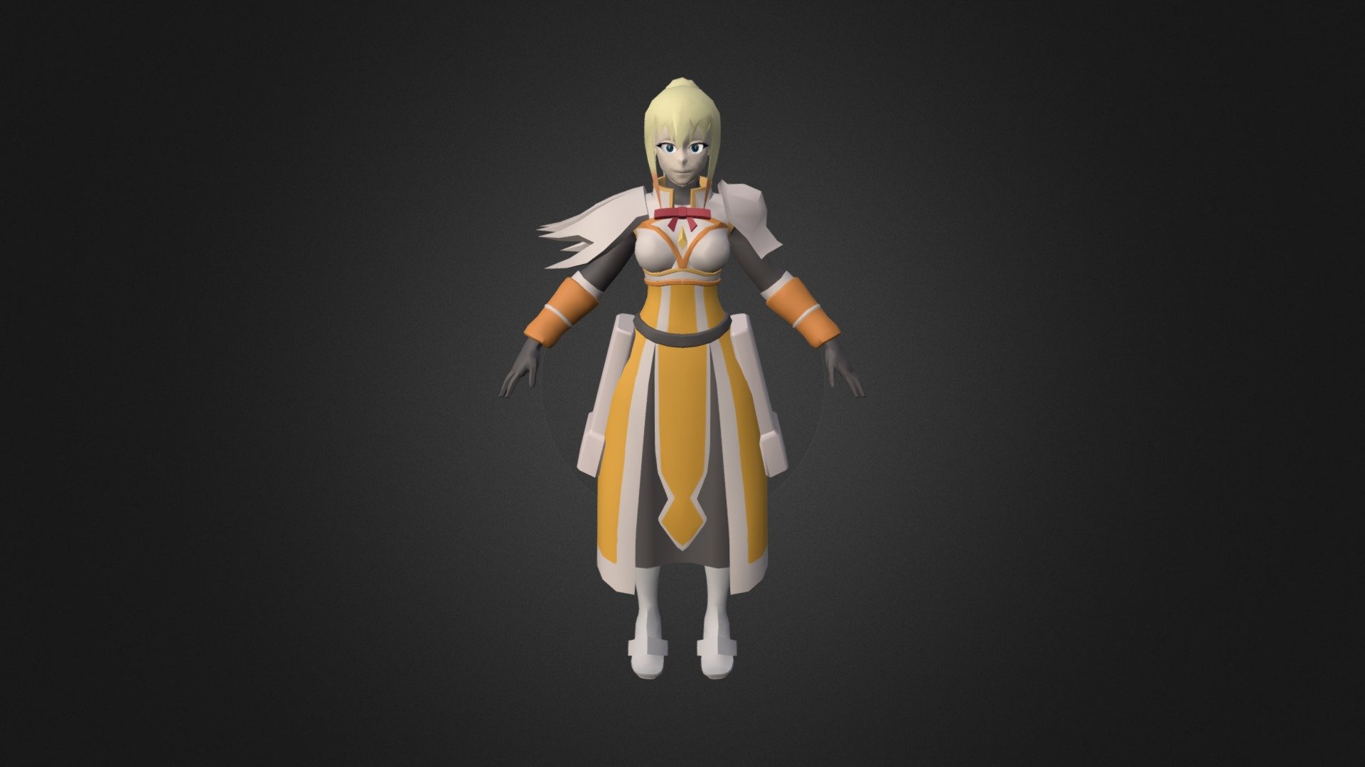 Darkness - Konosuba Anime - 3D Model Blender - 3D model by