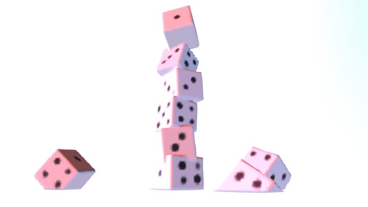 Dice Tower 3D Model