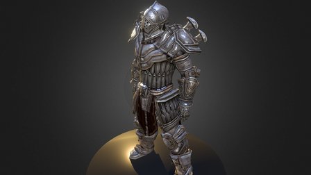 Warrior Set Armour 3D Model