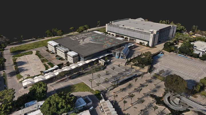 Expo tel Aviv  Drone scan 3D Model