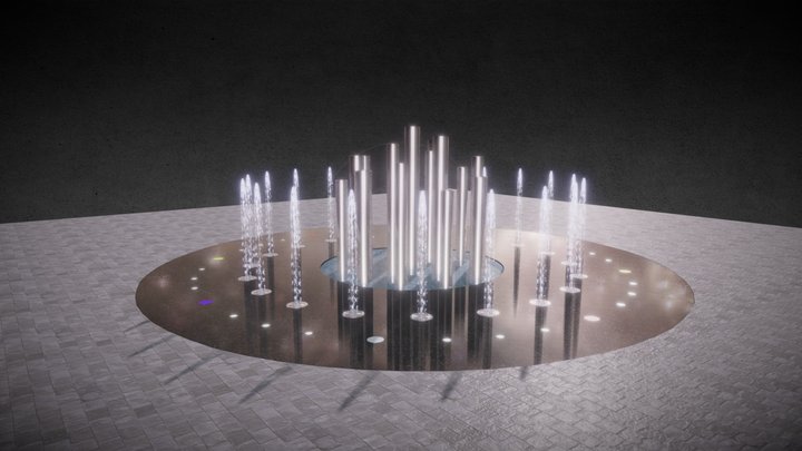 20 forsunok 11 m 7 F + buttons1 3D Model
