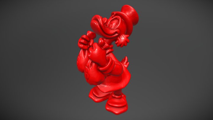 Paperon De' Paperoni - ( Scrooge McDuck ) 3D Model