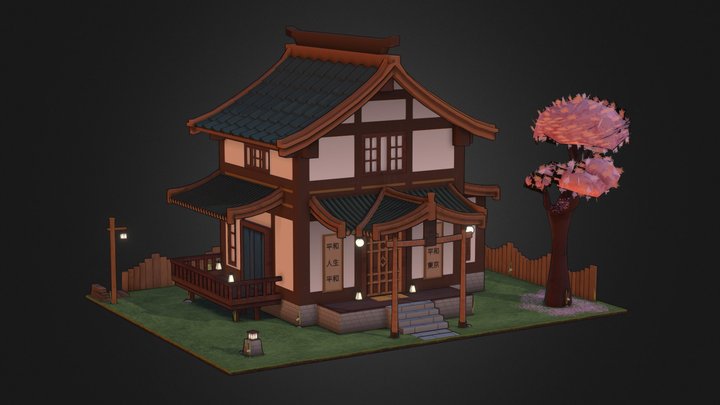 Japanese House 3D Model