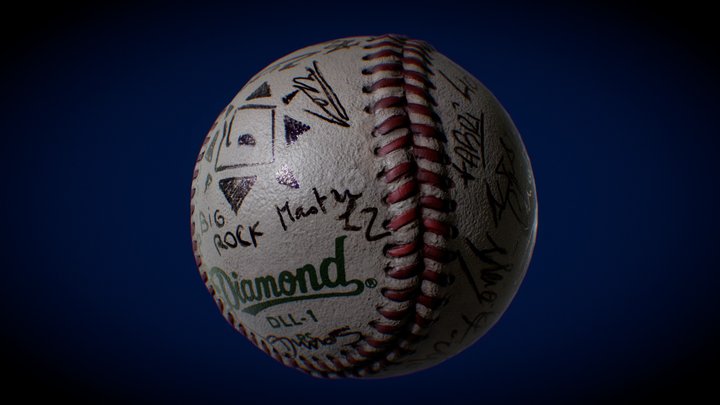 Baseball Ball 3D Model