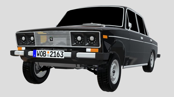 Lada VAZ 2106 AZELOW Style "Чёрный пистолет"