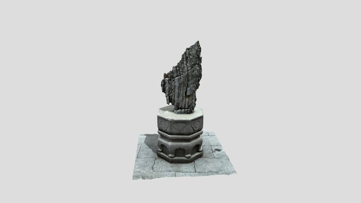 석회암 limestone 3D Model