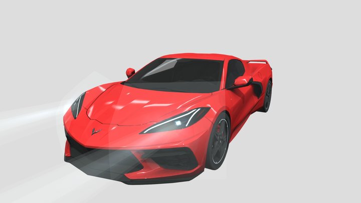 chevrolet corvette c8 stingray – Gratis 3D-model STL