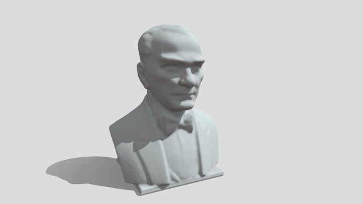 Ataturk statue 3D Model
