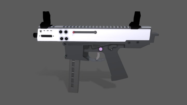 SMG gun 3D Model