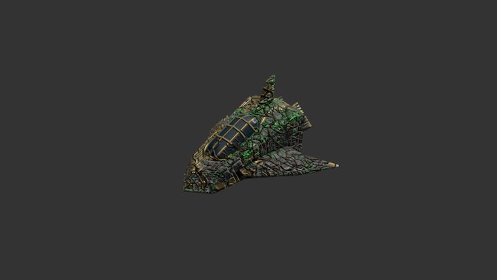 TP4_SpaceShip 3D Model