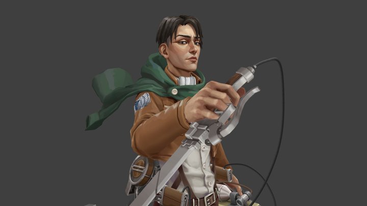 Levi Ackerman 3D Model