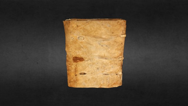 LIbro en pergamino 3D Model