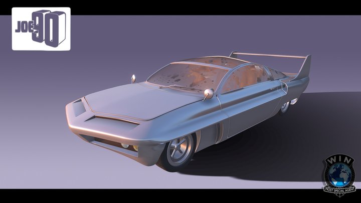 Sam Loover Car  (Joe 90) 3D Model