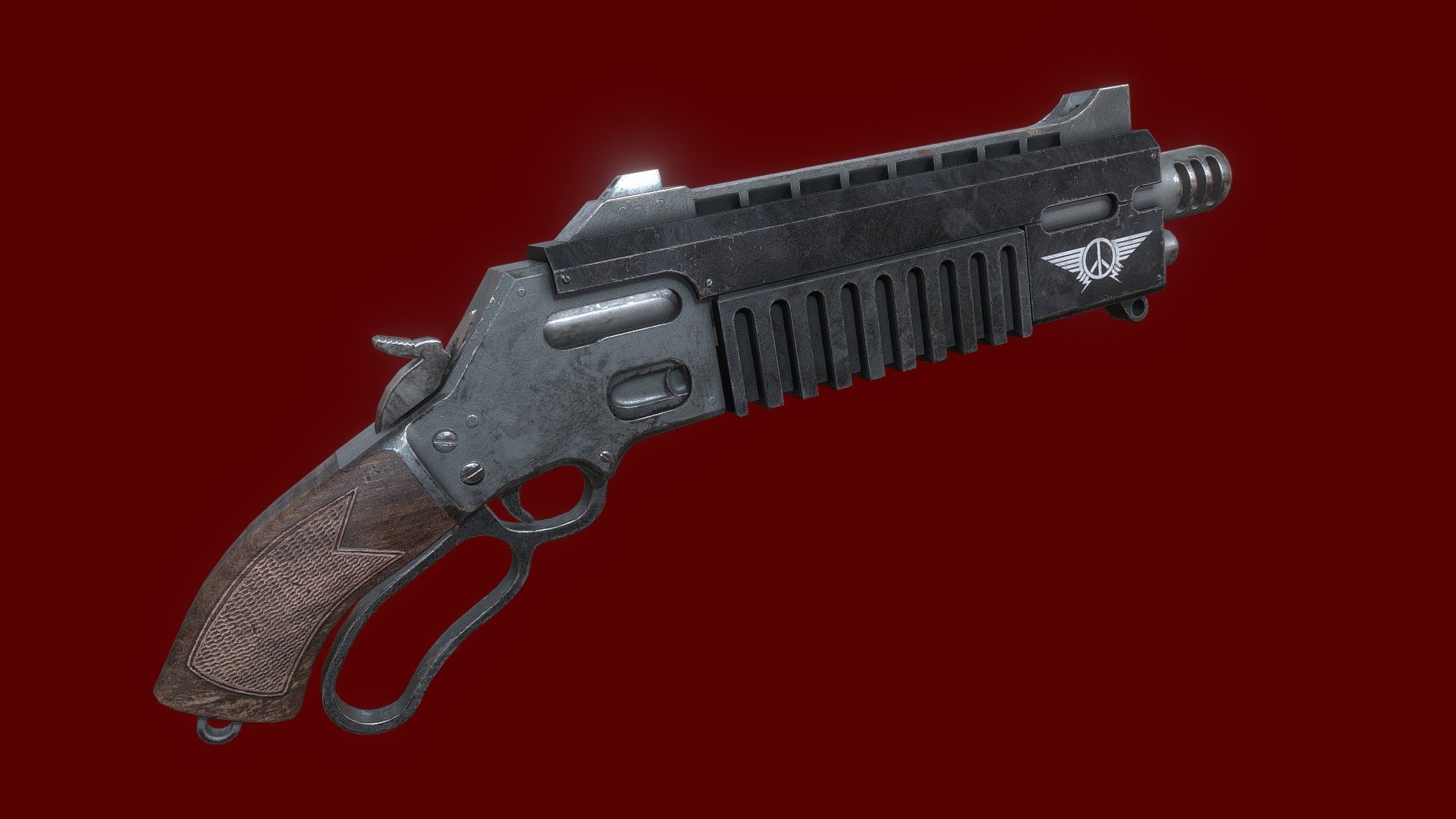 Lever Action Bolter - 3D model by Wolfosito (@wtksmb) [301bac8] - Sketchfab