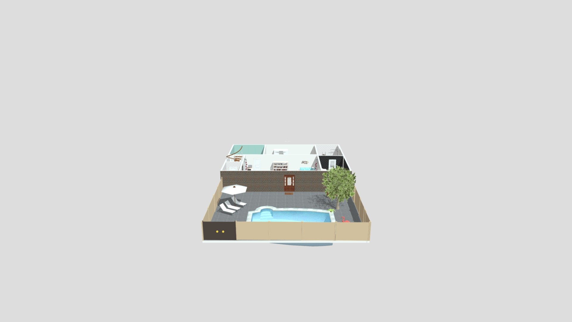 Casa con piscina