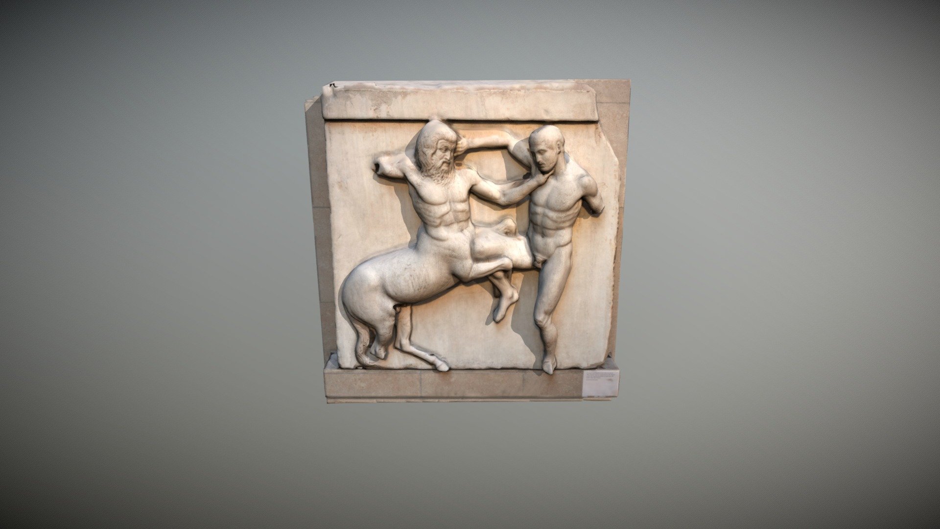 The Parthenon in 3D | South Metope 31
