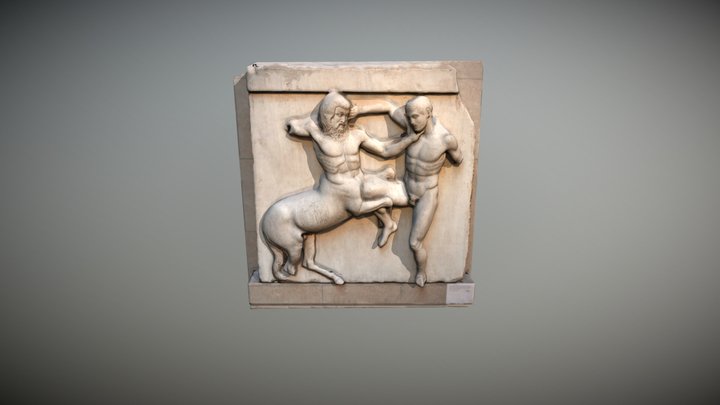 The Parthenon in 3D | South Metope 31 3D Model