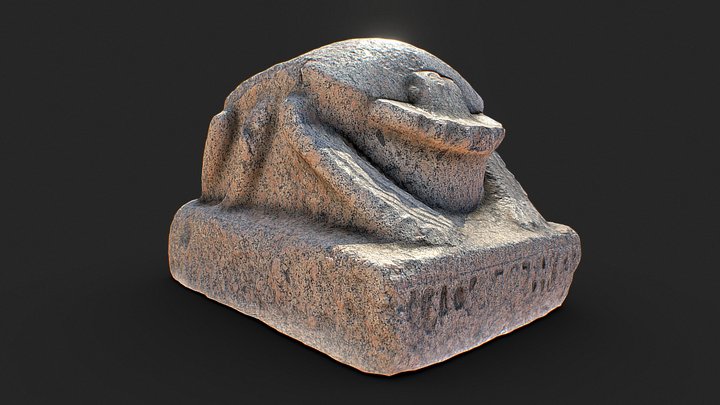 Granite Colossal Scarab 3D Model